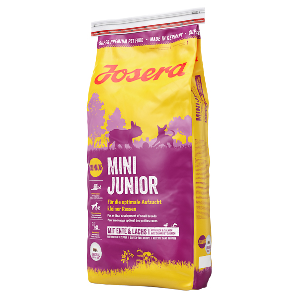 Hrană uscată pentru câini Josera Mini Junior 15 kg JOSERA